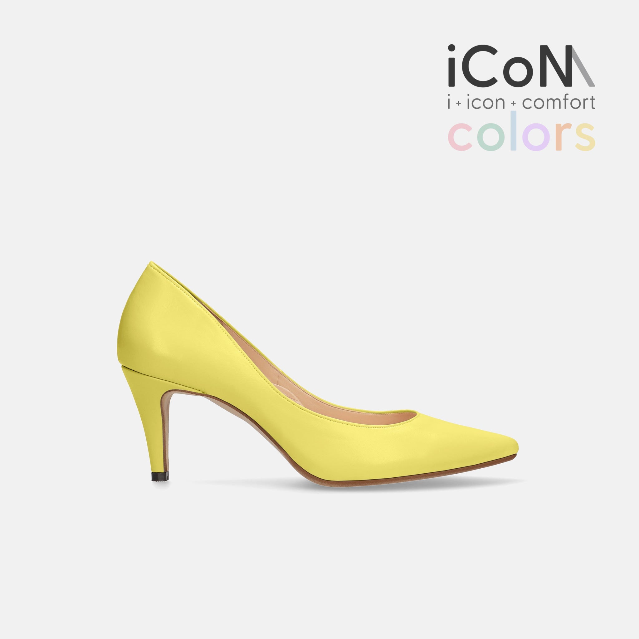 2024SS：iCoN COLORS：ポインテッドトゥ スムース パンプス（C76533 