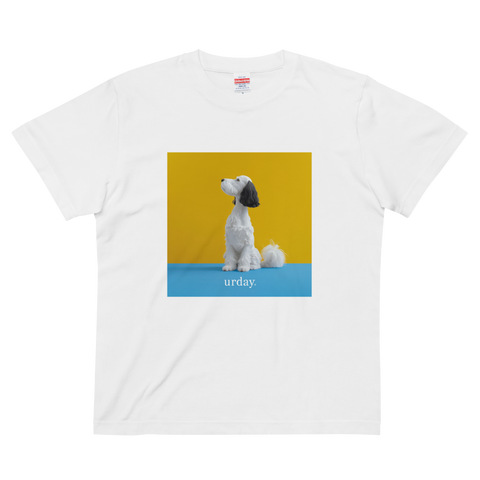 urday【Animal／White Dog／YB】フォトTシャツ（4406976）ホワイト/urday（マミアン）