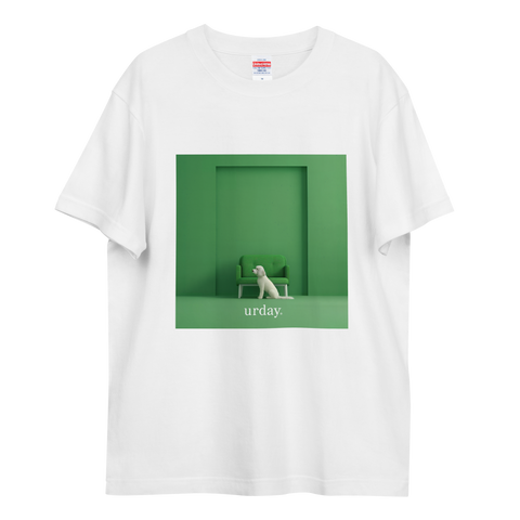 urday【Animal／White Dog／G】フォトTシャツ（9964655）ホワイト/urday（マミアン）