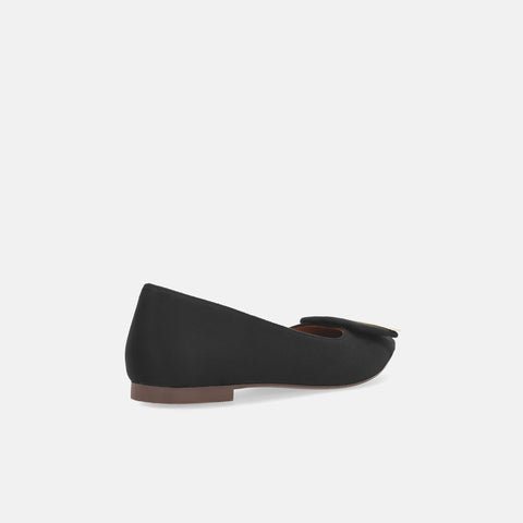 2023SS: Accent Buckle Flat Shoes (m17006) Black