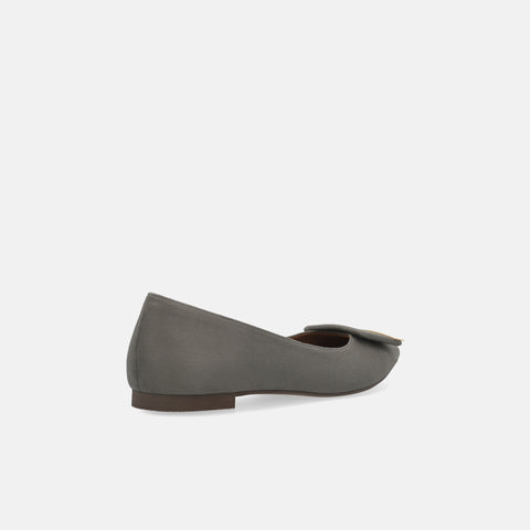 2023SS: Accent Buckle Flat Shoes (m17006) Black