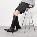 2025AW：エレガント ルーズ ブーツ（m45008）ブラック/mamian（マミアン）