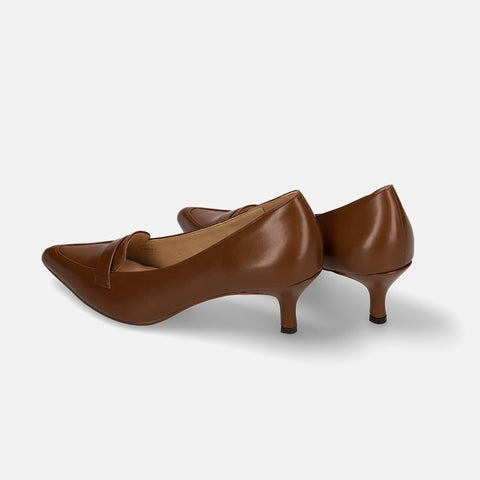 2024SSBI: Loafer style pumps (5725) brown