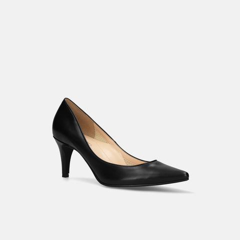 10% OFF: 2024SS: iCoN COLORS: Pointed Toe Smooth Pumps (C76533) Black