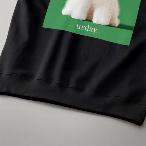 予約：urday【cat】アートワークスウェットシャツ（u-a-sw-0001-01）ホワイト